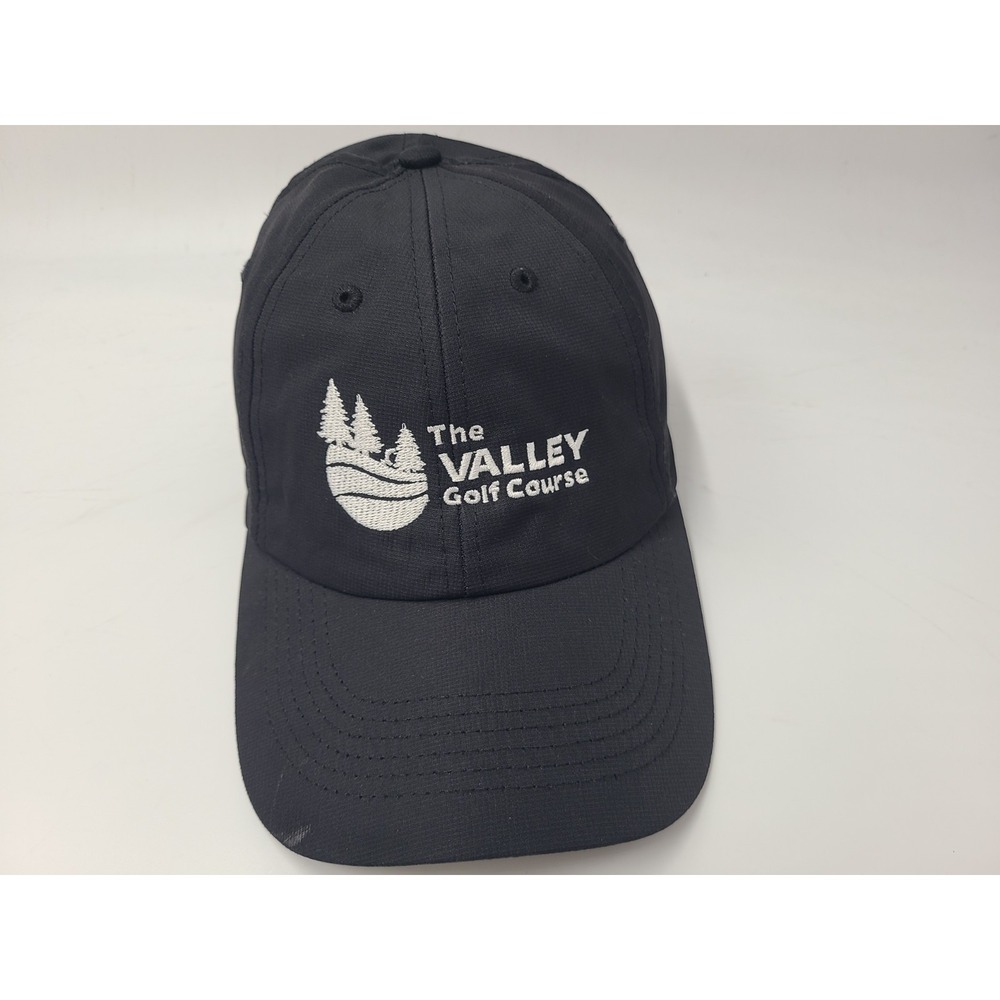 The Valley Golf Course Srixon Adjustable Hat Cap Polyester North Carolina Black